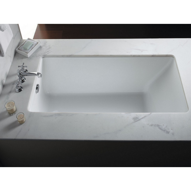 Kallista Perfect 60" x 32" Drop In/Undermount Soaking Bathtub Wayfair